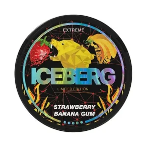 Jordgubbsbanantuggummi 50 mg Iceberg