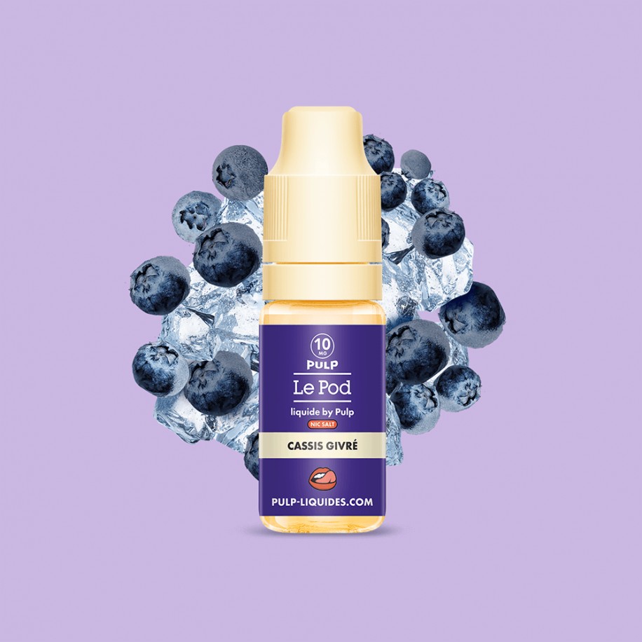 Pulp Cassis Givre 20 mg de sal de nicotina
