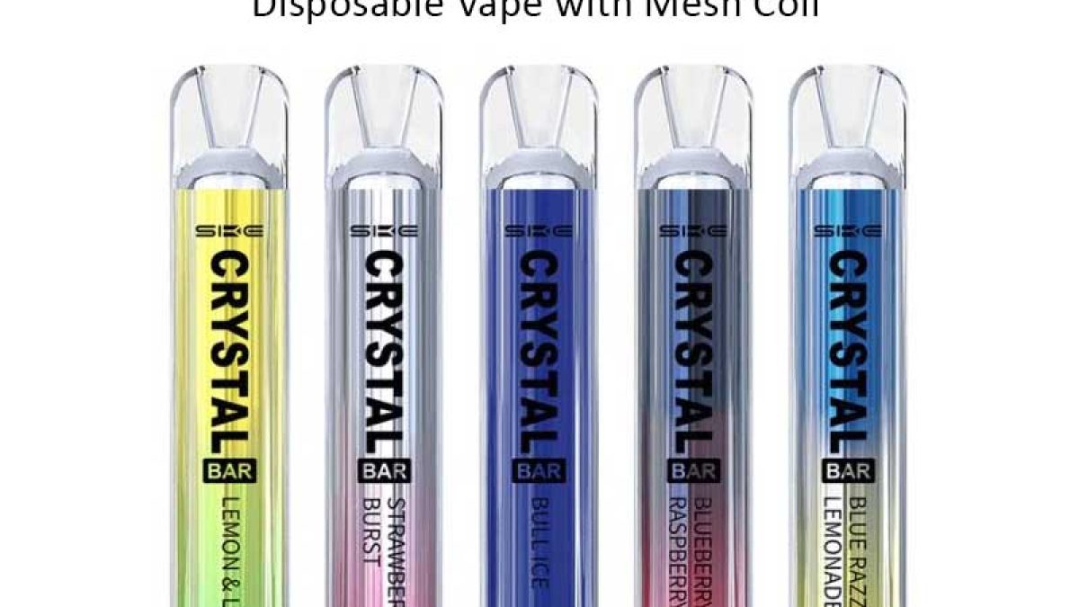 disposable vape wattage Crystal Bar 20mg 600puff SKE - VSHUB24
