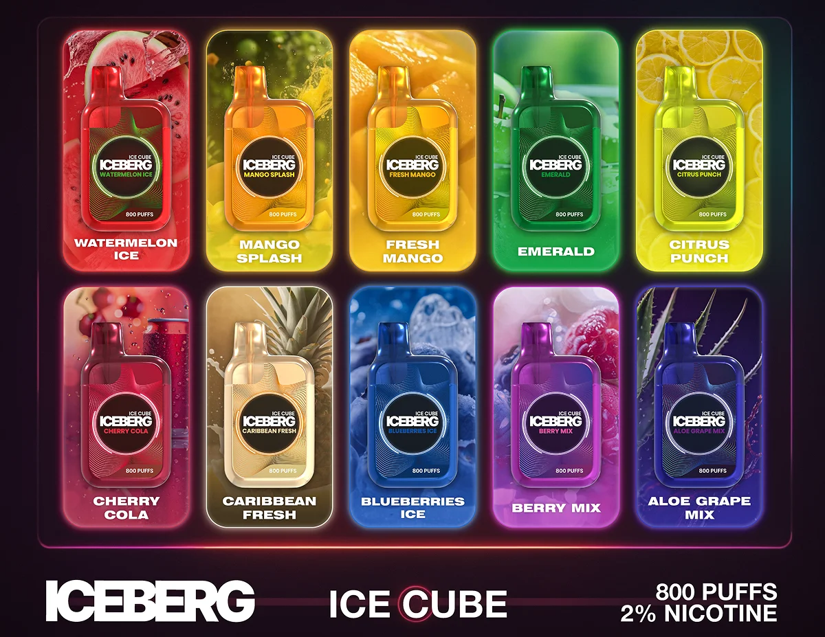 ICE CUBE 20mg 800puff ICEBERG - VSHUB24