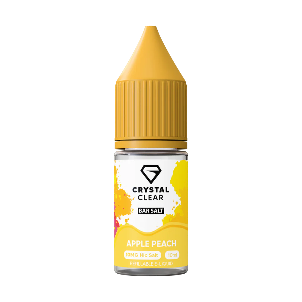 Manzana y melocotón, 20 mg, Crystal Clear, sal de nicotina