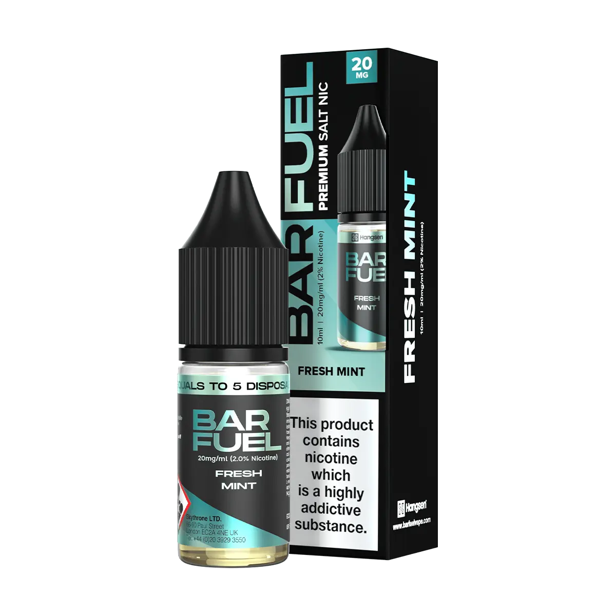Bar Fuel Fresh Mint, 20 mg de sal de nicotina