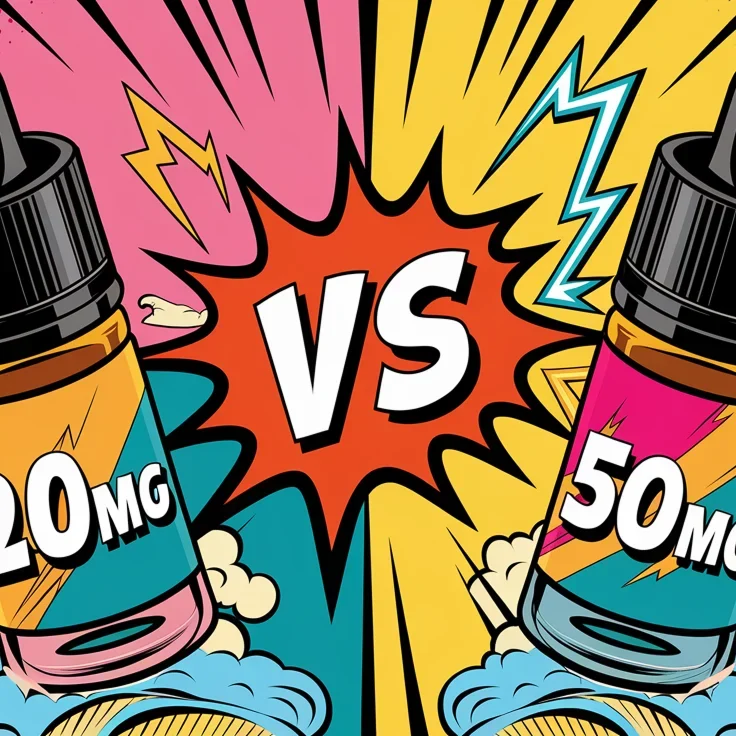 20mg vs 50mg E-Liquid: Nicotine Strength Guide