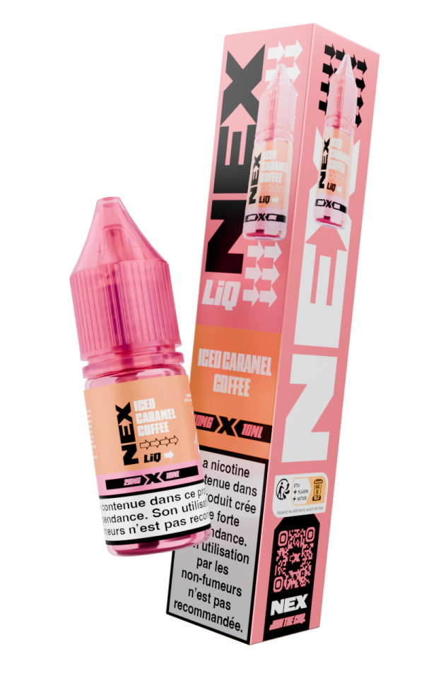 Iced Caramel Coffee 10 ml 20 mg NEXLIQ Pod Salt