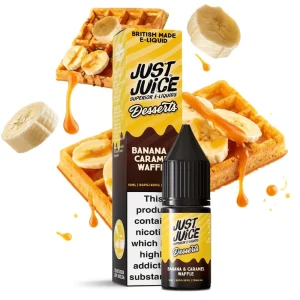 WAFFLE DE BANANA E CARAMELO 10 ML 20 MG SOBREMESAS JUST JUICE