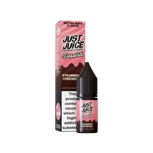 CHEESECAKE DE MORANGO 10 ML 20 MG SOBREMESAS JUST JUICE