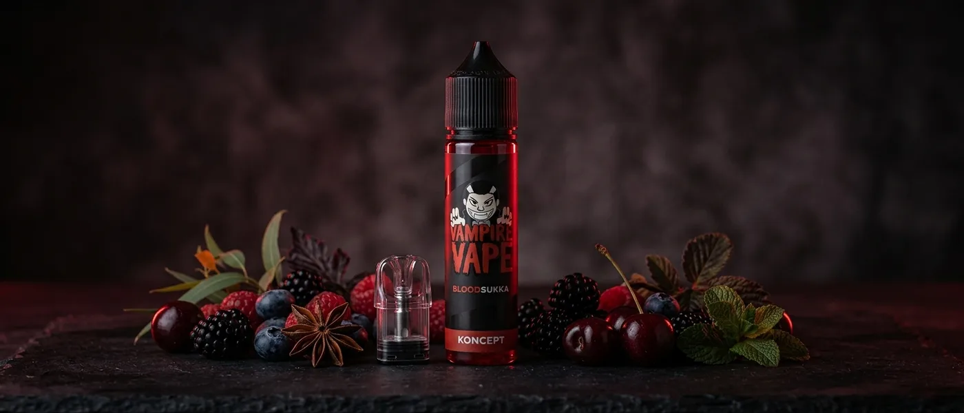 Бутилка за доливане „Blood Sukka Koncept“ на Vampire Vape