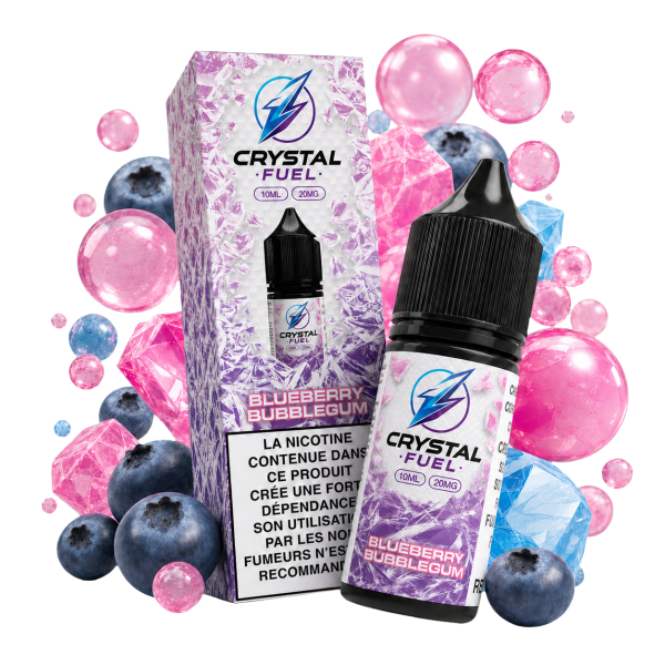 Blueberry Bubblegum 20mg 10ml Crystal Fuel
