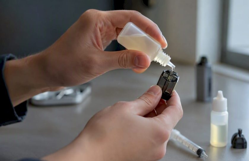 Liquid in das MTL-Pod-System einfüllen