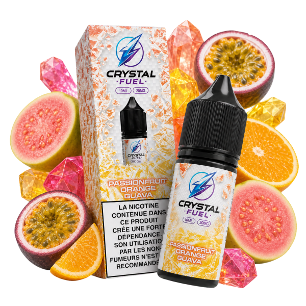 Passionfruit Orange Guava 20mg 10ml Crystal Fuel