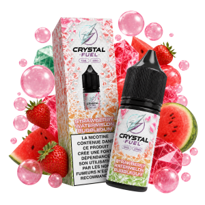 Jahoda, melón, žuvačka 20 mg, 10 ml, Crystal Fuel