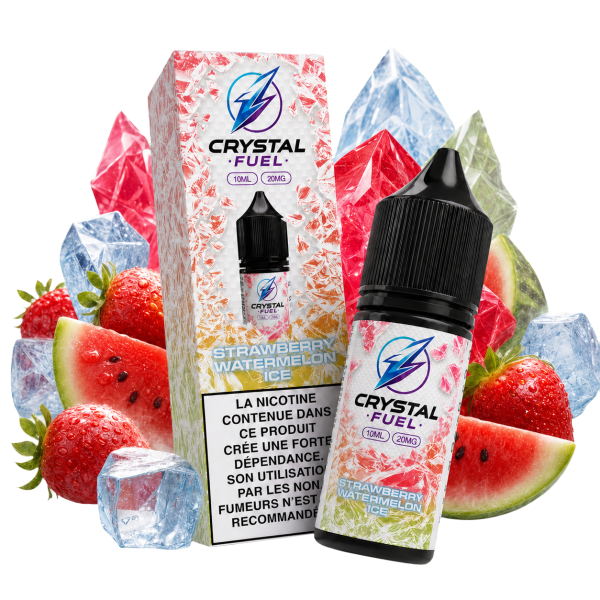 Jordgubbs- och vattenmelonis 20 mg 10 ml Crystal Fuel