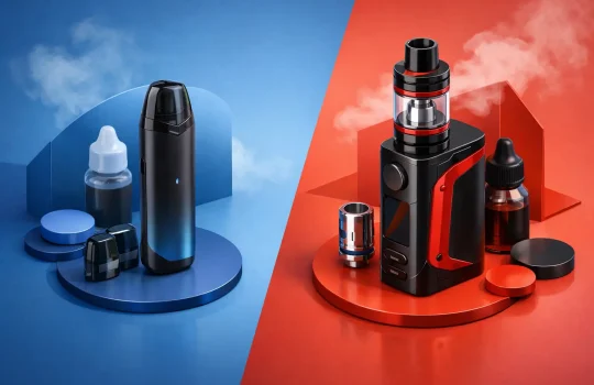 „Pod Vape“ pret „Mod“: kura vape konfigurācija ir piemērotāka tieši jums?