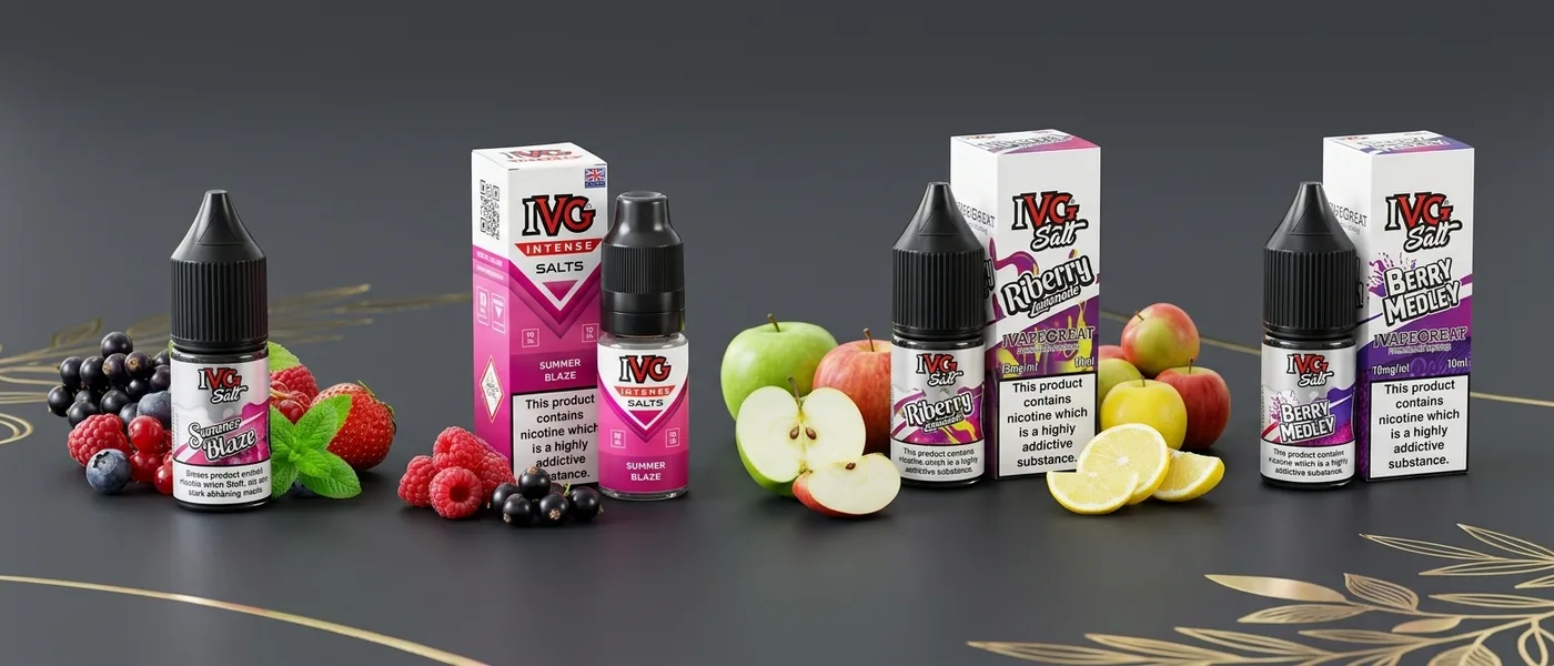 IVG:n Summer Blaze, Riberry Lemonade ja Berry Medley